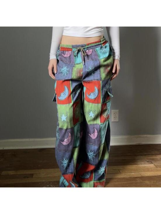 patchwork boho hippie pants - Picture 5 of 5